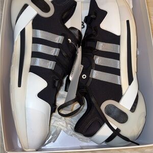Y-3 Black and White Men's Sneakers